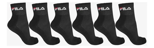 Kit 6 Pares De Meias Cano Médio Algodão Adulto Esporte Fila