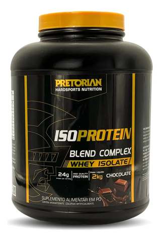 Whey Protein Isolado Iso Protein Blend Complex 2kg Pretorian Sabor Chocolate