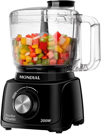 MONDIAL Mini Processador Turbo Pratic, Preto, 300W, 220V - MP-16-B