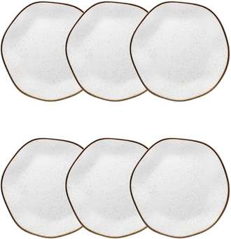 Oxford Conjunto com 6 Pratos de Sobremesa 21,5cm Ryo Maresia