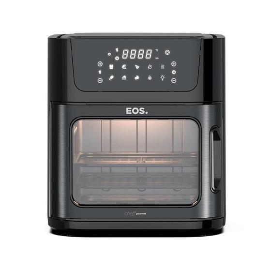 fritadeira-air-fryer-oven-eos-15-litros-digital-inox-all-black-eaf15ip-110v-flau - Imagem