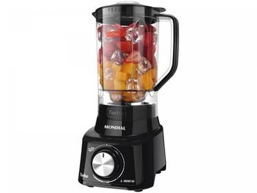 liquidificador-mondial-turbo-l-900-fr-copo-vermelho-com-filtro-05-velocidades-900w - Imagem