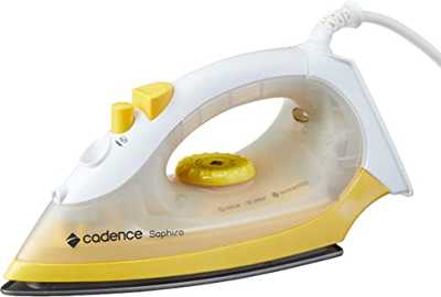 ferro-de-passar-a-vapor-saphiro-amarelo-110v-cadence - Imagem