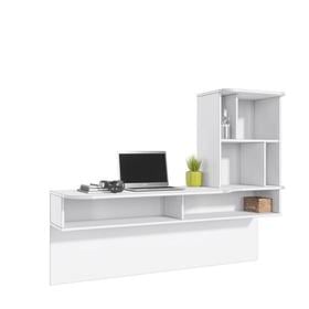 escrivaninha-bancada-estudo-lilac-moov-branco-fosco-colibri - Imagem