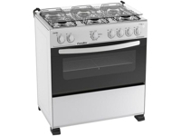 fogao-6-bocas-esmaltec-branco-acendimento-automatico-caribe - Imagem