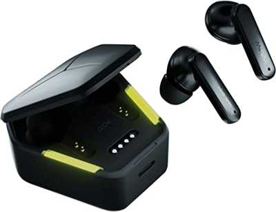 Imagem do produto Waaw By Alok Energy 100ebg - Fone De Ouvido Bluetooth, Tws, Intra-auricular Com Modo Gamer E Resistente À Água Ipx4, Preto E Verde, P, M, G na loja Amazon
