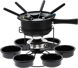 forma-807960-kit-para-fondue-16-pecas-giratorio-aparelho-para-fondue-cor-preto-aco - Imagem