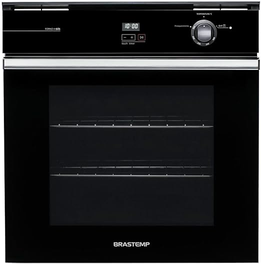 Forno de Embutir a Gás Brastemp 78L Preto Grill - BOA84AE