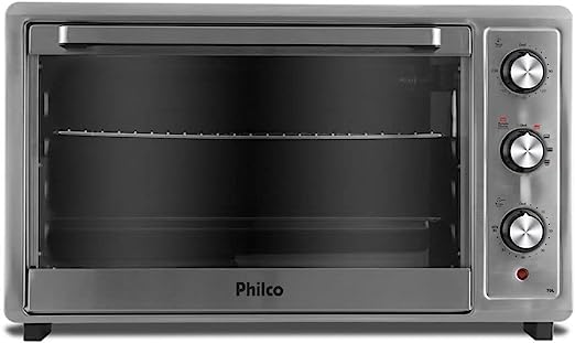 forno-eletrico-philco-pfe70ir-rotisserie-aco-inox-70l-220v - Imagem
