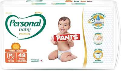 fralda-personal-baby-premium-pants-m-48-unidades - Imagem
