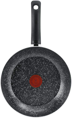 frigideira-francesa-rochedo-stone-pro-28-cm-efeito-pedra-preto-e-cinza-i21p - Imagem