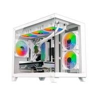 gabinete-gamer-husky-dome-210-mini-tower-m-atx-lateral-e-frontal-em-vidro-branco-hgn210br - Imagem