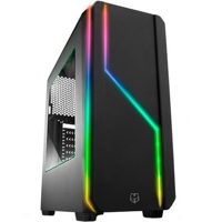 gabinete-gamer-nox-hummer-mc-pro-mid-tower-argb-com-fan-lateral-em-acrilico-nxhummermcprob - Imagem