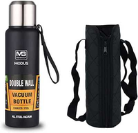 garrafa-termica-de-aco-inoxidavel-316-portatil-caneca-copo-com-corda-e-bolsa-1000ml1500ml-1000ml-azul - Imagem