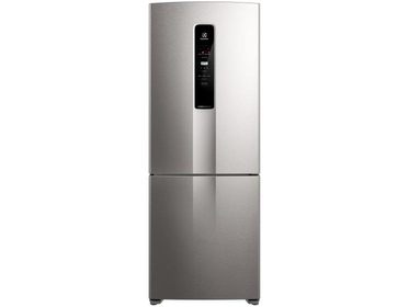 Geladeira Electrolux Frost Free 490L Efficient com AutoSense Inverse Inox Look (IB7S) 220V