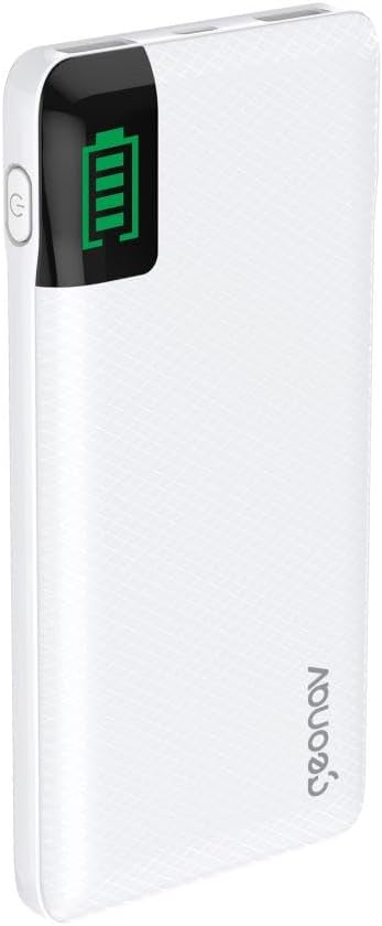 geonav-carregador-portatil-universal-10000mah-2-portas-usb-1-porta-usb-c-led-indicador-de-bateria-pb10kwt-branco - Imagem