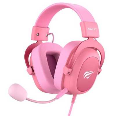headset-gamer-havit-h2002d-drivers-53mm-p3-xbox-one-e-ps4-rosa-hv-h2002p - Imagem