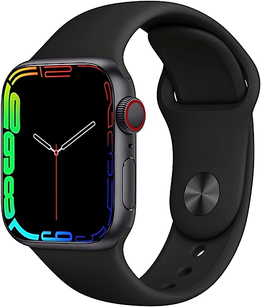 hrich-smartwatch-relogio-smartwatch-tela-de-195-polegadasfazer-chamadas-full-touch-com-controles-de-musica-aplicativo-notificacoes-acordar-a-voz-da-iamonitoramento-de-saudepreto - Imagem