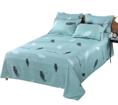 lencol-queen-sem-elastico-superior-avulso-virol-casal-estampado-imperio - Imagem