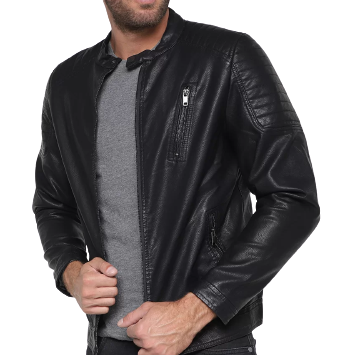 jaqueta-the-style-box-pu-com-forro-peluciado-masculina-preto - Imagem