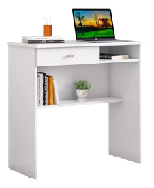 escrivaninha-computador-x-estudo-home-office-mesa-branco - Imagem