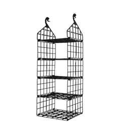 Organizador Vertical Para Guarda Roupa Closet 5 Divisórias Cor Branco