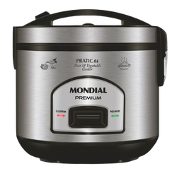 panela-eletrica-de-arroz-pratic-rice-pe-43-inox-mondial-220v - Imagem