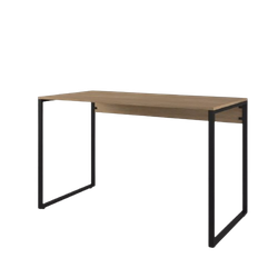 mesa-p-escritorio-diretor-estilo-industrial-120x60-vintage-cor-lamina-dourada - Imagem