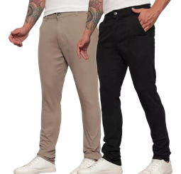 kit-2-calca-masculina-sarja-alfaiataria-esporte-fino-premium - Imagem