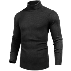 cacharrel-blusa-masculina-canelada-manga-longa-gola-alta - Imagem