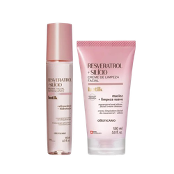combo-botik-resveratrol-e-silicio-creme-de-limpeza-facial-150ml-bruma-refrescante-facial-110ml - Imagem