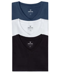kit-camisetas-hering-basicas-slim-gola-v-masculina-3-pecas-colorido - Imagem