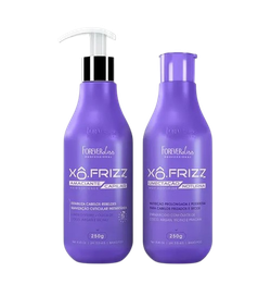 kit-amaciante-capilar-e-umectacao-noturna-xo-frizz-forever-liss-500ml - Imagem
