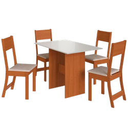 mesa-de-jantar-retangular-indekes-orquidea-com-4-cadeiras-e-assento-estofado-freijooff-white - Imagem