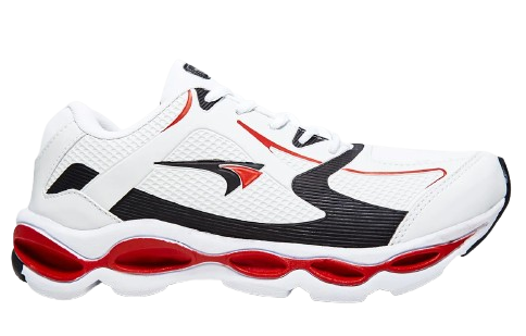 tenis-tryon-impacto-masculino-brancovermelho - Imagem