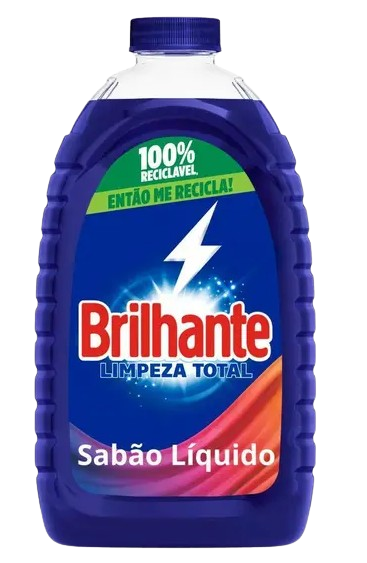 sabao-liquido-lava-roupas-brilhante-limpeza-total-3l - Imagem