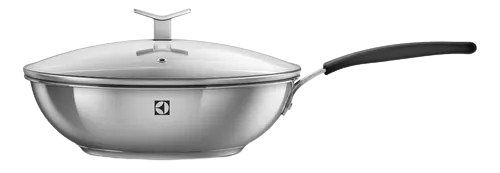 panela-wok-antiaderente-com-tampa-28cm-electrolux-cor-prateado - Imagem