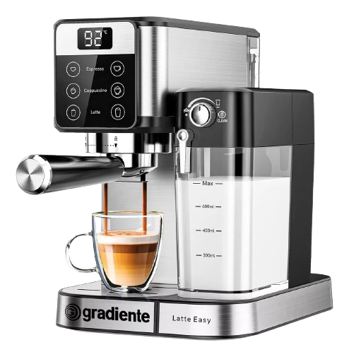 cafeteira-espresso-easy-latte-touch-inox-gradiente-cor-pretoinox-127v - Imagem