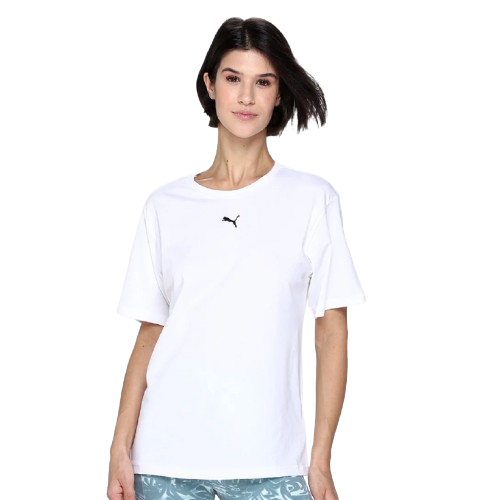camiseta-puma-relaxed-feminina-branco - Imagem