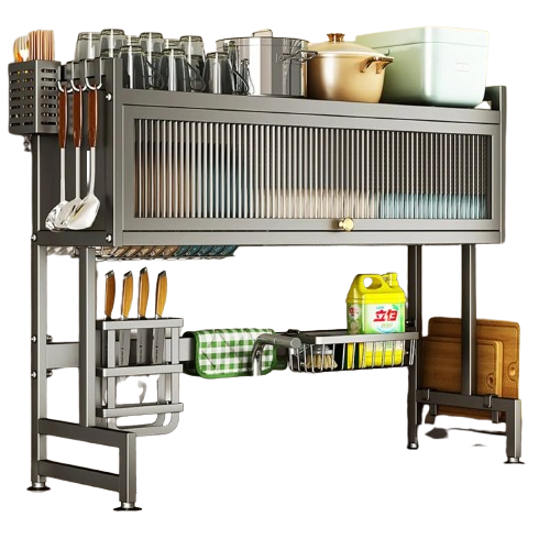 65cm Escorredor De Louça Pratos Organizador De Pia Cozinha
