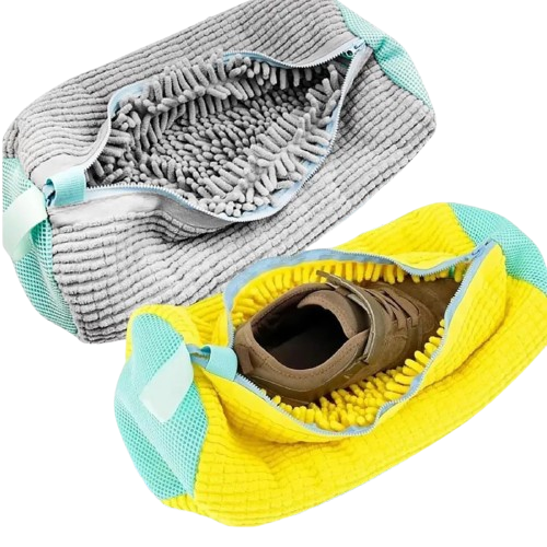 Kit 2 Sacos De Lavagem Tenis Sapatos Para Máquina De Lavar