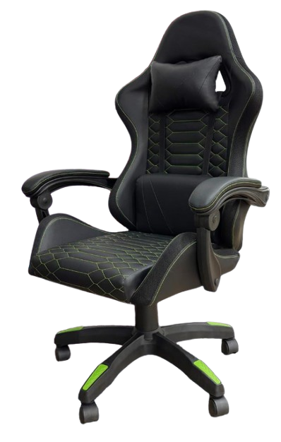 Cadeira Gamer Ergonômica com Estrutura Reforçada, Reclinação 90°-150°, Apoio de Braço Sincronizado e Suporte Lombar Ajustável – Conforto para Jogos e Home Office