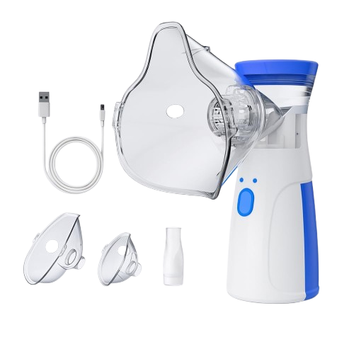 Nebulizador Inalador Ultrassônico Portátil USB Sem Fio Silencioso