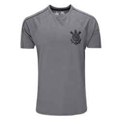 camiseta-corinthians-raglan-masculina-cinza - Imagem