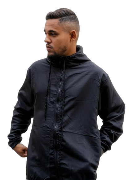 Jaqueta Corta Vento Impermeável Semi Forrada Com Capuz - T&g