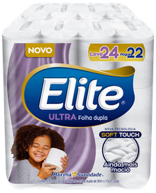 papel-higienico-elite-dualette-folha-dupla-ultra-24-rolos-branco - Imagem