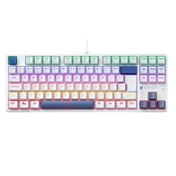 teclado-mecanico-gamer-machenike-k500b-b87-switch-brown-abnt-azul-k500b-b87bbr - Imagem