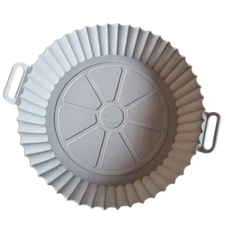 cesto-forma-de-silicone-airfryer-20cm-protetor-antiaderente-cesta-fritadeira-bandeja-reutilizavel-air-fry-air-fryer-formaairfry - Imagem