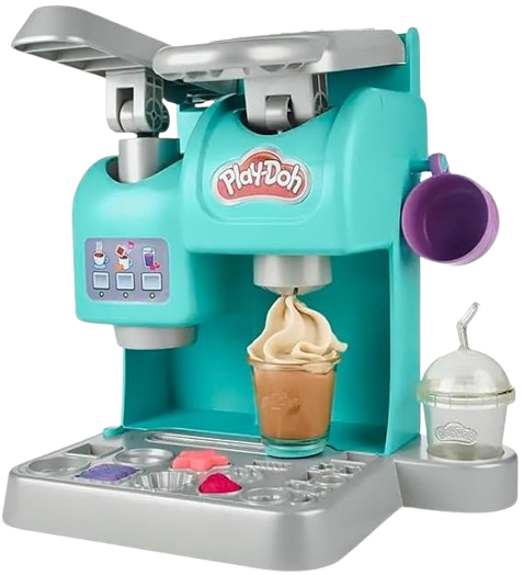 play-doh-cafeteria-colorida-brincar-de-cafeteria-kit-com-5-cores-de-massa-de-modelar-e-acessorios-para-criancas-acima-de-3-anos-presentes-criativos-para-meninos-e-meninas - Imagem