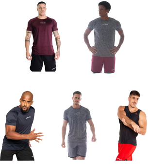 camiseta-masculina-dry-essential-mescla-alpha-co-bordo-d58s - Imagem